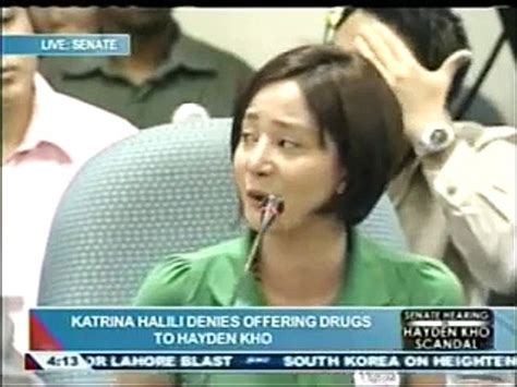 katrina halili hayden kho|Katrina Halili and Hayden Kho face each other at the Senate .